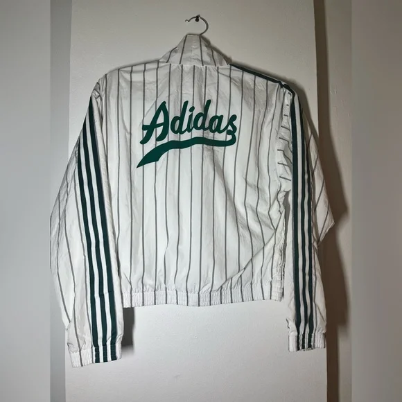 Adidas Originals White Green Striped - Picture 9 of 15